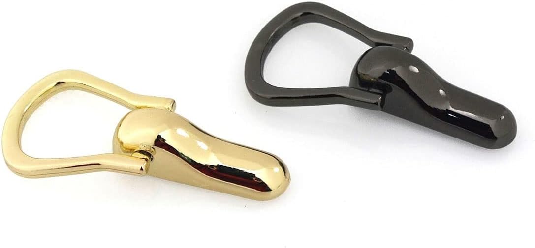 Metal Bag Side Edge Hang Buckle Clip Clasp for DIY Leather Craft Bag Strap Belt Handle Shoulder Accessories