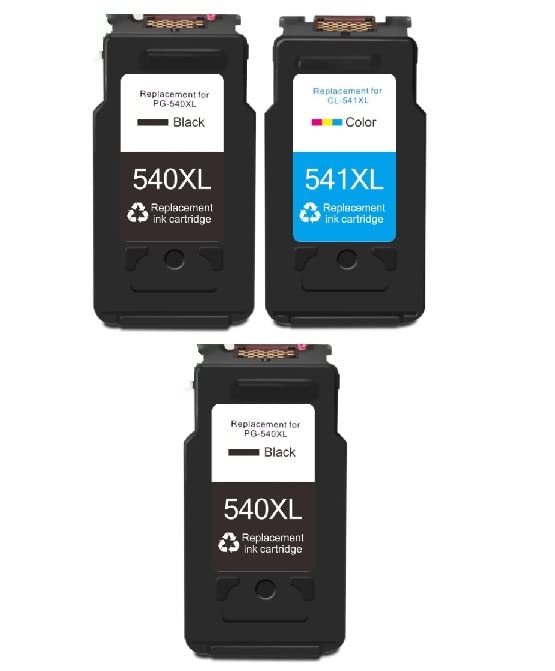 Cartouche Canon 540XL 541XL Pixma MG3550 MG3650 MX395 pack encre remanufacturée