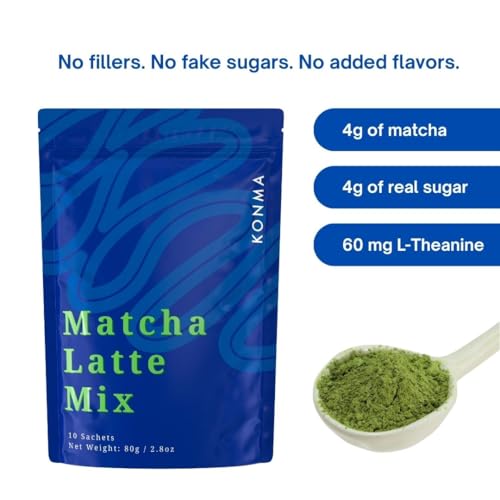 Mezcla de Matcha Latte en Sachets x 10 unidades miniatura 4