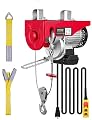 VEVOR Electric Hoist 1760lbs with 14ft Wired Remote Control, Electric Hoist 110 Volt with 40ft Single Cable Lifting Height & Pure Copper Motor, for Garage Warehouse Factory