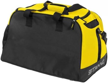 Stanno Sports Bag - Including Shoe Bag and Adjustable Shoulder Strap - Large Sports Bag - for Football, Swimming, Fitness and More, yellow, Einheitsgröße