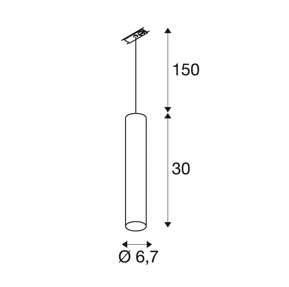 Lindby 1-fase railsysteem Linaro, GU10, 5-lamps, zwart