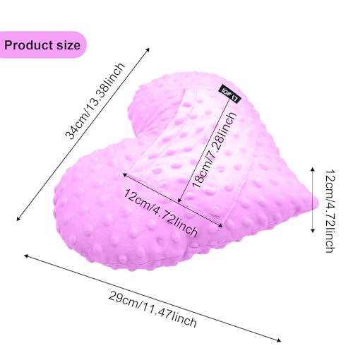 LYMOI Heart Surgery Pillow for Open Heart Surgery,Chest Pillow with Pocket, Surgery Recovery Gifts for Patients Minky Dot (Purple) by LYMOI - Used condition - Image 2
