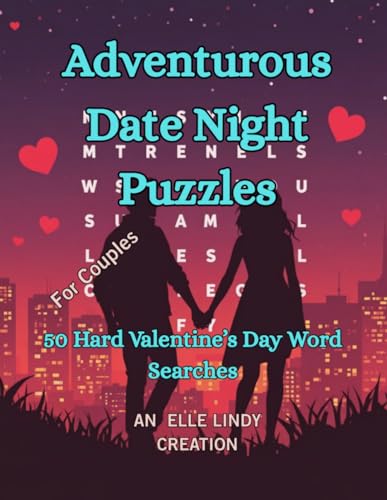 Adventurous Date Night Puzzles: 50 Hard Valentine’s Day Word Searches for Adults image 2