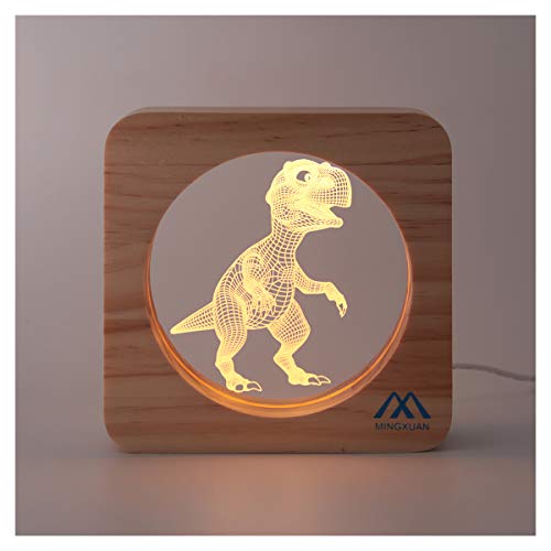 3D T-Rex Night Light