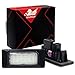 Produktbild WinPower Kennzeichenbeleuchtung Nummernschildbeleuchtung Lampe mit CanBus Fehlerfrei 6000K Weiß Kompatibel mit Touran/Sharan/Polo/Tourage/Jetta6/Golf6 Variante usw., 2 Stück
