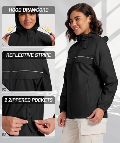 SWISSWELL Lightweight Rain Jacket
