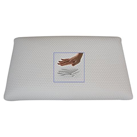 Orthopädisches Visco Kopfkissen 80 x 40 x 18 cm Visko Memory Schaum Nackenkissen viscoelastisches Nackenstützkissen viskoelastisches Schlafkissen soft weich Kissen gegen Kopfschmerzen Verspannungen Cover
