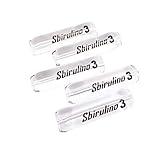 Sbirulino Set mit 5 Stück Angelglas Modell Short. Tremarella Glas Glasgewichte Bombarden Glasgewicht zum Forellenangeln, Gewicht zum Angeln auf Forellen, Glasbeschwerung für Forellen