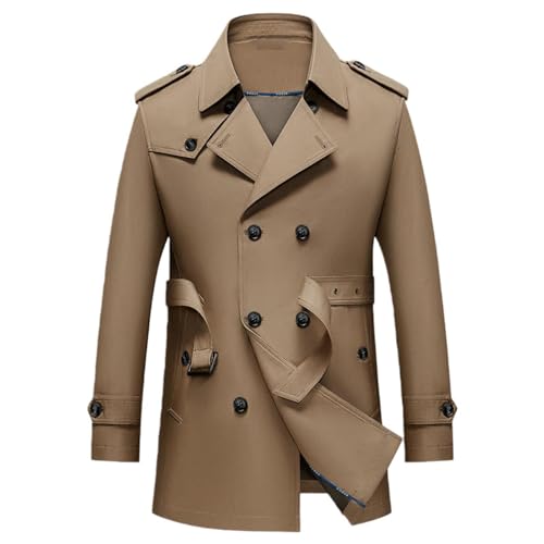 Trench court homme pour le style business urbain quotidien