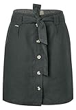 Unifarbe Street One Damen Paperbag-Leinenrock Comfort Green 42