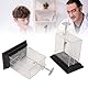 MOUMOUTEN Folien-Elektroskop-Physik-Elektrometer, Folien-Elektroskop-Demonstrator Mit Winkelmesser, Hochempfindliches Folien-Elektroskop-Lehrmittel Für Elektrostatische Experimente Und Bildung