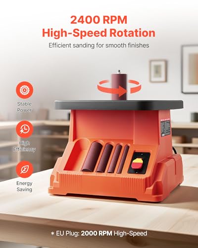 VEVOR Oscillating Spindle Sander 6 Sleeves