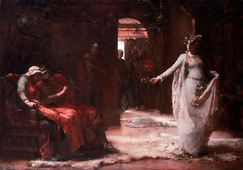 Tableaux pour décoration murale Ophélie par Henrietta Rae en 60x90cm