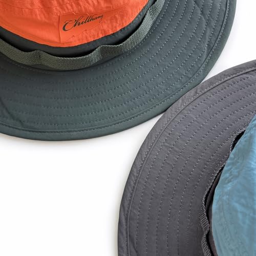 Image of Color-Blocked Fisherman Style Sun Hat for Outdoor Camping, Surfing & Vacations - Wide Brim, UV Protective, Anti-Slip