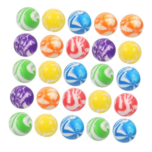 Balles rebondissantes en caoutchouc HANABASS | Lot de 50 pièces colorées pour enfants