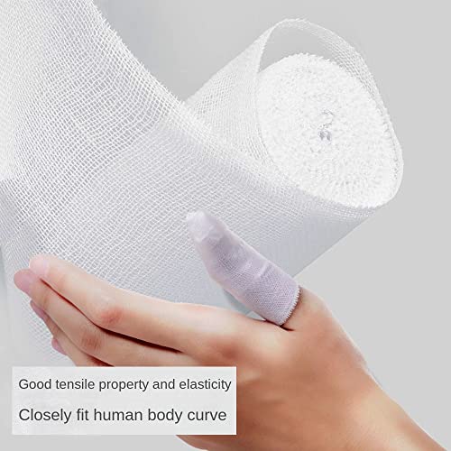 100% Cotton Gauze Rolls 6cm x 6m Rolled Gauze Medical Tape Gauze Wrap - Breathable Gauze Bandage Rolls – 2.36” x 236“ Bandage Wrap for Wound Dressing –10 Rolls miniatura 6