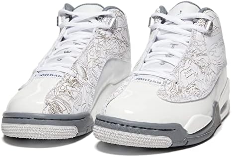 Jordan Boy's Dub Zero (Big Kid) White/Cool Grey/Metallic Silver 6 Big Kid M | Image 5
