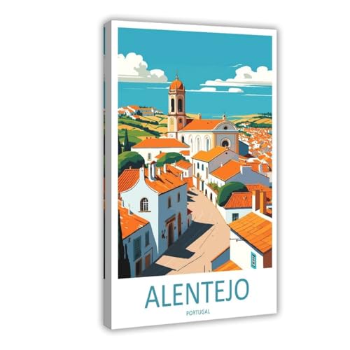 Impression sur toile Alentejo QOGDAF pour créer une ambiance zen dans votre chambre à coucher