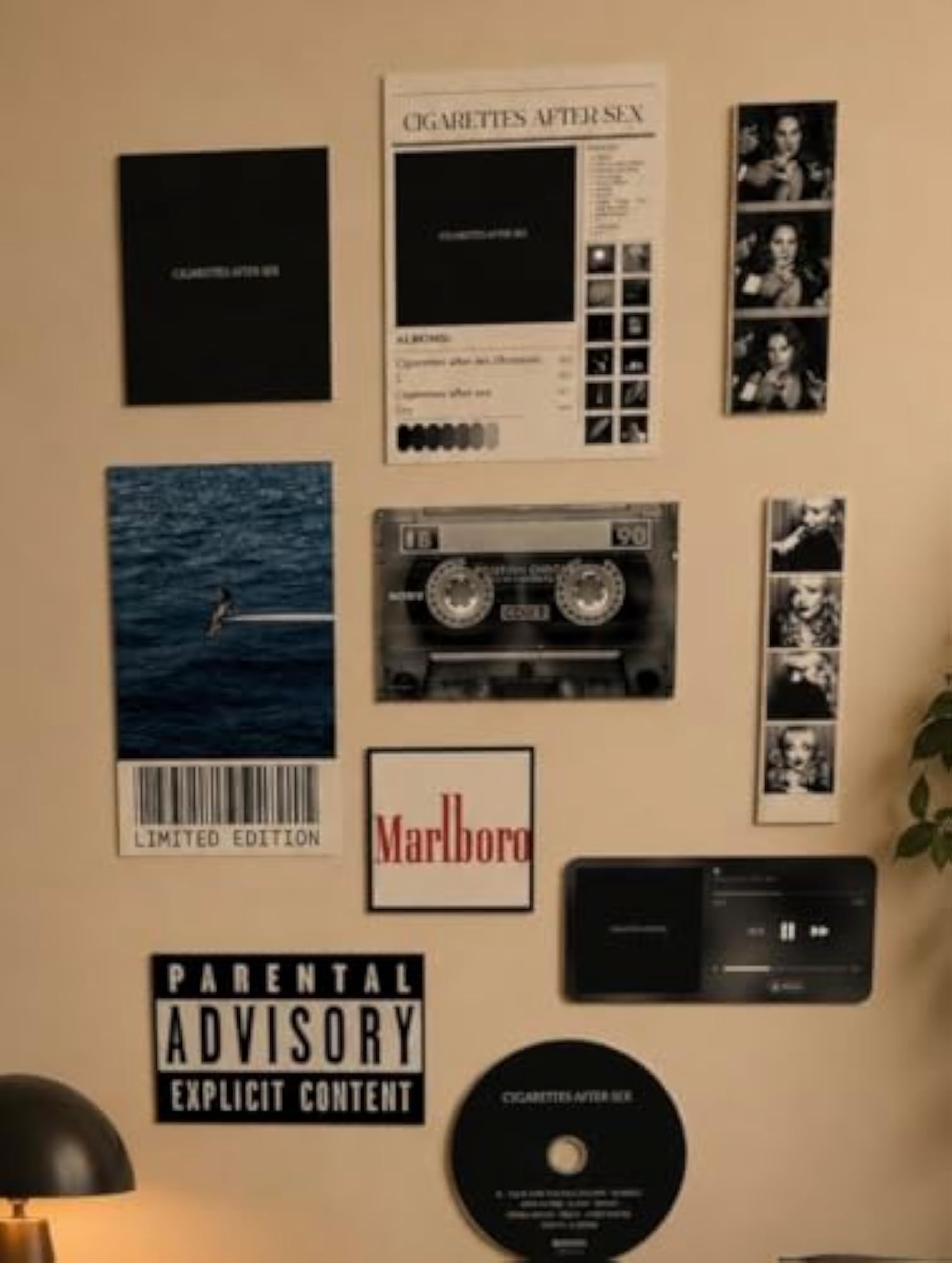 Music Theme Wall Poster Set for Bedroom Decor