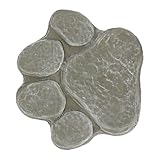 Memorial Stone with Animal Print Design, Personalized Pet Memorial Plaque 9.06x7.87 Inch for Outdoor Garden Yard Remembrance (Mossy Green)