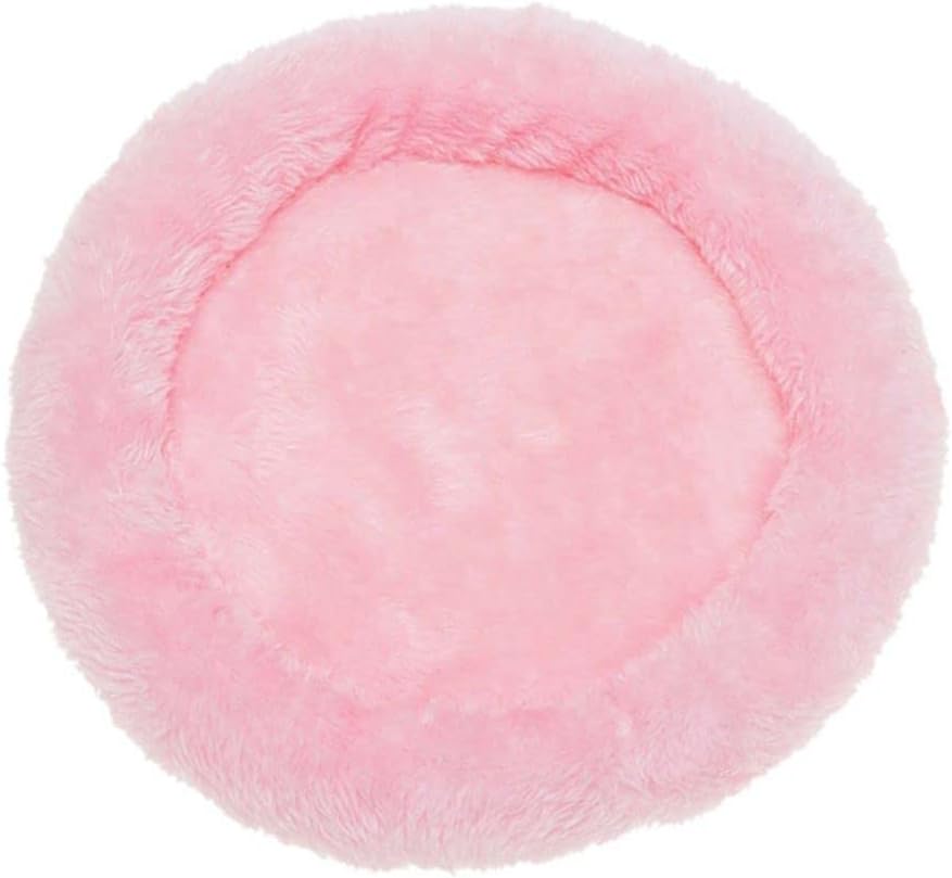Soft Fleece Guinea Pig Bed Cozy Plush Pet Hamster Sleeping Bedding Pads Washable Small Animals House Mat Cage Accessories(S,Pink)