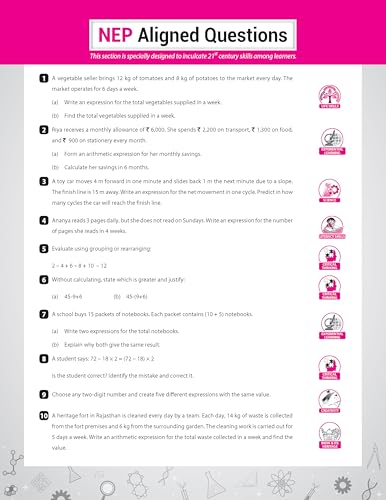 Image of MTG 100 Percent NCERT & CBSE Mathematics Class 7 For 2026-27 Exam | As Per Revised NCERT Textbooks Syllabus | Theory, Concept Map, MCQs, Practice Paper & Exam Drill Available All in One Book