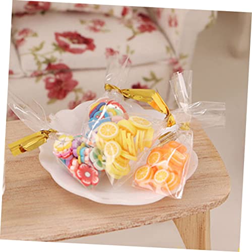 BRIGHTFUFU 10 Peças Brinquedos De Doces Em Miniatura Mini Casa De Fingir Brincar Em Miniatura Casa D