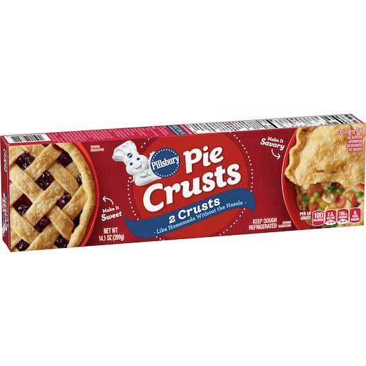 Pillsbury Ready to Bake Rolled Pie Shell Crust, 14.1 Ounce, 12 per Case