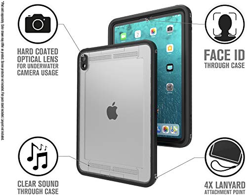 Catalyst Waterproof Ipad Case For Ipad Pro 11" 2018 Waterproof 6.6 Ft - Full Body Protection, Heavy Duty Drop Proof 4Ft, Kickstand, True Acoustic Sound Technology, Built-In Screen Protector #TOP4