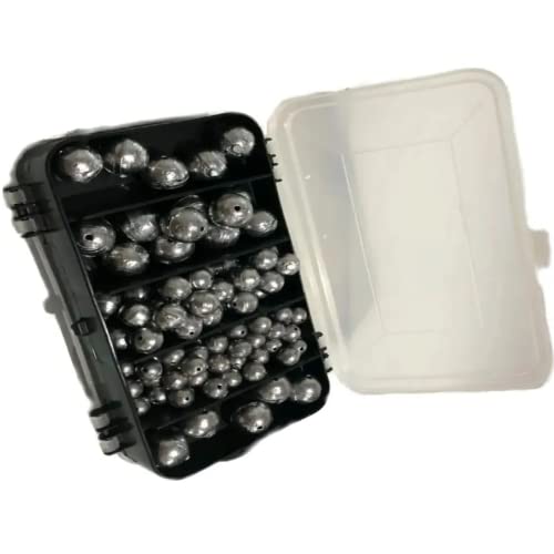 Kit Estojo Com Chumbadas P/Pesca 100 Unidades