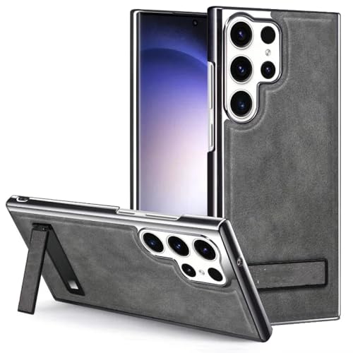 Housse antichoc Galaxy S24 idéale pour regarder vos vidéos avec support intégré gris