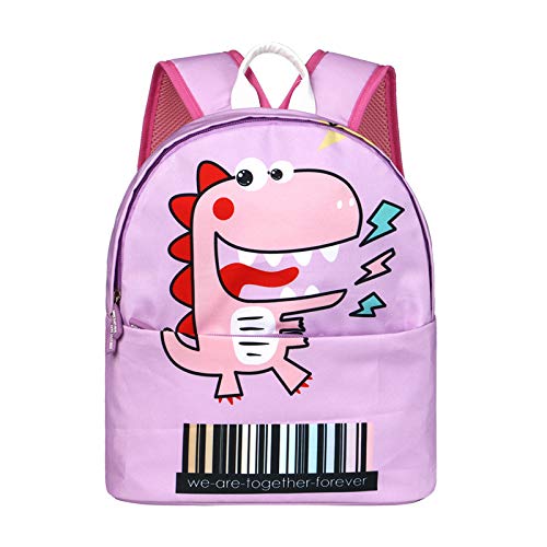 XMYNB Mochila para Niños De Jardín Infantes para Dinosaurio Rosa 28   12   34 Cm