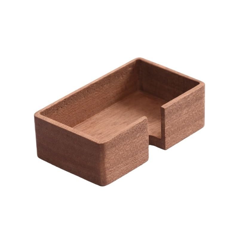 Boîte de rangement pour cartes de visite : cadeau homme en bois