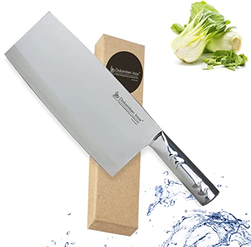 Dolomiten Inox Chinese Chef Knife 8" Deluxe for Asian Cuisine - Image 7