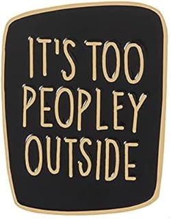 Enamel Pins Memes Pins Funny Quote Badges Socially Awkward Lapel Pin JewelryDurable and Useful