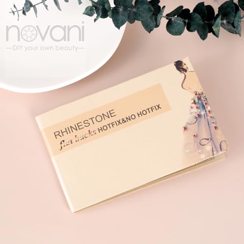 Image of Novani Rhinestones Glass Rhinestones Crystal Color Chart Color Card