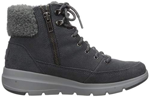 Skechers Women's Glacial Ultra-16677 Snow Boot, Charcoal, 8 M Us #TOP5