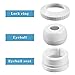 Tvoip 3 Pieces 3/4-Inch Pool Jet nozzles SP1419D Opening Water Directional Flow Inlet Pool Return Jet Fittings Spa with 1-1/2 Inch MIP Thread