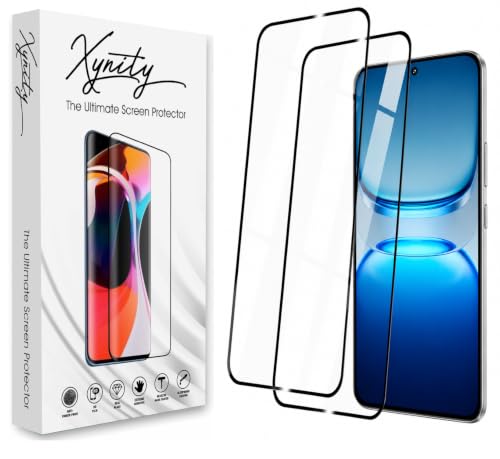 Image of Xynity Ultra Tempered Glass for iQOO Neo 10 (Pack of 2) - Edge to Edge Full Screen Coverage with Easy Installation Kit