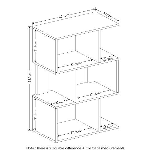 Simply Modern 3-Tier Open Book Shelf