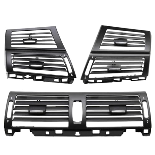 Grille de ventilation centrale de tableau de bord pour BMW X5 E70 et X6 E71 2007-2013