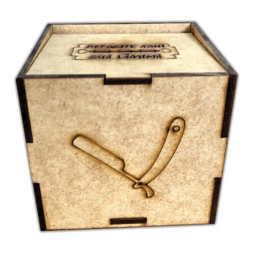 Kit Barbearia Alinhador Borrifador Porta Lamina Barbeiro