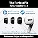 SONICFOAM (SFAir-3-Pro Large Black) Memory Foam Earbud Tips - Compatible with AirPods Pro 3 - (10 Pack / 5 Pairs)