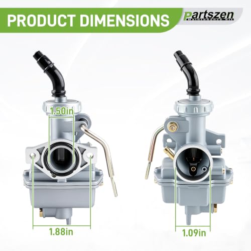Image of CRF80F XR80R Carburetor Fit for Honda CRF80F XR80R XR80 XL80S XR75 XR75R XL75 Carburetor with Air Filter Fuel Petcock Replace 16100-176-671 16100-GN1-681