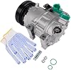Compresor de A/C de Repuesto para Hyundai Santa Fe Veracruz 2007-12 Kia Sorento | con Embrague, 6 Canales, 977012B300 977012B350 8