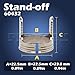 PLAXCON 2pcs PT60 IPT-60 Plasma Torch Double Pointed Spacer Guide 60432 Standoff Guide Plasma Cutting Accessories