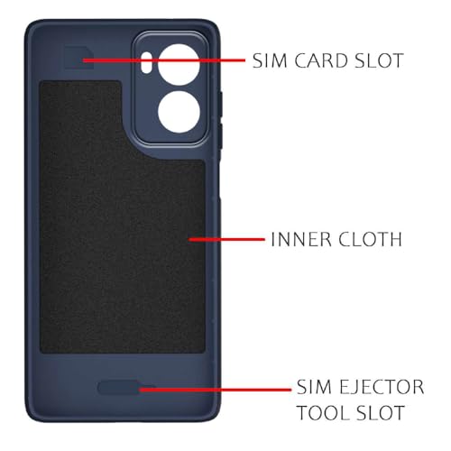 Image of Shockproof Case for Motorola Moto G06 4G / G06 Power 4G | Full Camera Protection | TPU Flexible Back Cover for Motorola Moto G06 4G / G06 Power 4G (Steel Blue)