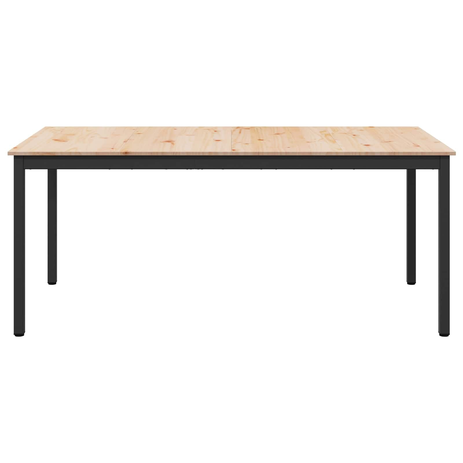 vidaXL Eettafel Naturel 180 x 90 x 75 cm Massief grenenhout