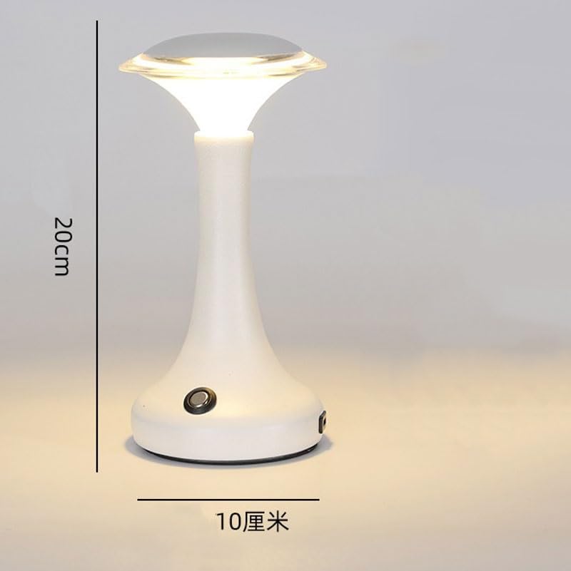 Lampada da Tavolo Lampada da Comodino for Camera Letto, Studio, Decorazione, Luce Notturna, Soggiorno, Bar, scrivania Lampada da Tavolo Romantica | Sleek acrylic desk lamp with warm glow, ideal for bedside, living room, or desk decor.